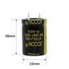 2pc 4700 uf 50v JCCON Black Gold Audio Amplifier Power Adapter Filter Capacitor 22x30 view 3