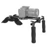 CAMVATE Handheld Shoulder Mount Kit with Sliding Base Plate & Sponge-Covered Handgrip Pair for DSLR Camera - 3029 view 1