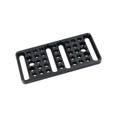 CAMVATE Versatile Cheese Plate Mounting Extension Platform with Multiple 1/4" & 3/8" Thread Holes for DLSR Camera Cage Kit - 3030