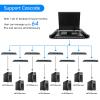 17" LCD KVM Console 8 Port VGA, Yinker Rackmount KVM Switch Fit 1U 19" Rack, Keyboard Monitor Touchpad Drawer Integrated + Cables view 3