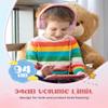 DyBaxa Kids Headphones, Wired Foldable On-Ear Headphones for Kids, Volume Limiter 94dB, Kid Headphones for School Classes Travel, 3.5mm Jack Kids Headset Compatible Smartphones Tablet, Pink view 2