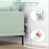 Surge Protector Power Strip - 9 Widely Spaced Multi Outlets, Wall Mount, 3 Side Outlet Extender with Extension Cord, Flat Plug, Overload Protection, Home Office Dorm Room Essentials (5FT, White) view 4