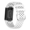 BabyValley Bands Compatible with Fitbit Charge 5 Bands, Replacement Soft Silicone Watch Straps Soft Wristband for Fibit Charge 5 Fitness & Health Tracker Women&Men (White) view 2
