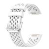 BabyValley Bands Compatible with Fitbit Charge 5 Bands, Replacement Soft Silicone Watch Straps Soft Wristband for Fibit Charge 5 Fitness & Health Tracker Women&Men (White) view 3