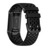 BabyValley Bands Compatible with Fitbit Charge 5 Bands, Replacement Soft Silicone Watch Straps Soft Wristband for Fibit Charge 5 Fitness & Health Tracker Women&Men (Black) view 2