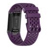 BabyValley Bands Compatible with Fitbit Charge 5 Bands, Replacement Soft Silicone Watch Straps Soft Wristband for Fibit Charge 5 Fitness & Health Tracker Women&Men (Deep purple) view 2