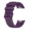 BabyValley Bands Compatible with Fitbit Charge 5 Bands, Replacement Soft Silicone Watch Straps Soft Wristband for Fibit Charge 5 Fitness & Health Tracker Women&Men (Deep purple) view 3