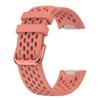 BabyValley Bands Compatible with Fitbit Charge 5 Bands, Replacement Soft Silicone Watch Straps Soft Wristband for Fibit Charge 5 Fitness & Health Tracker Women&Men (Orange pink) view 3