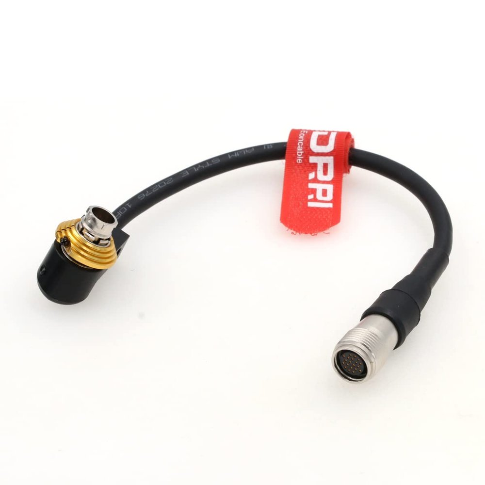 DRRI Zacuto Z-C18C Right Angle Extension Cable for Canon 18-80 Lens & Canon ZSG-C10 Zoom Grip(RA 20M-20F)