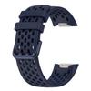BabyValley Bands Compatible with Fitbit Charge 5 Bands, Replacement Soft Silicone Watch Straps Soft Wristband for Fibit Charge 5 Fitness & Health Tracker Women&Men (Navy Blue) view 3