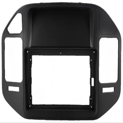 UGAR 7 inch / 9 inch Compatible for Mitsubishi Pajero 2008-2011 V73 V60 V68 2004-2011 Black Radio Stereo Dash Installation Mount Kit