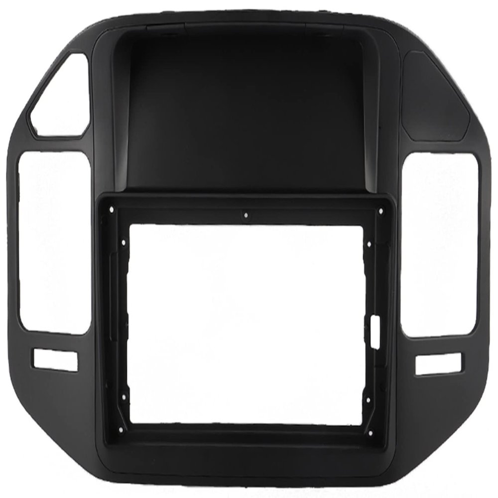 UGAR 7 inch / 9 inch Compatible for Mitsubishi Pajero 2008-2011 V73 V60 V68 2004-2011 Black Radio Stereo Dash Installation Mount Kit