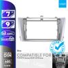 UGAR 7 inch / 9 inch Compatible for Toyota Avensis 2009-2015 Silver Radio Stereo Dash Installation Mount Kit view 2