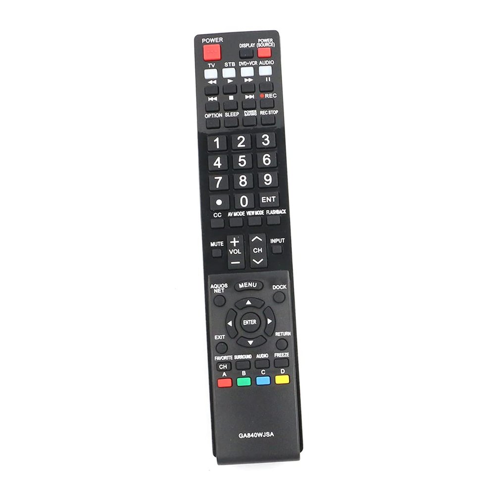 ALLIMITY GA840WJSA Replacement Remote Control Fit for Sharp 4K OLED HDTV LC-52LE820UN LC-60LE810 LC-60LE810UN LC-40LE810 LC-40LE810UN LC-40LE820 LC-40LE820UN LC-46LE810 LC-46LE810UN LC-46LE820