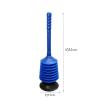 FHYTGBS Toilet Dredging Device -1PCS Sewer Dredge Clogged Toilet Vacuum Dredging Device Sink Drain Pipeline Dredge Suction Cup Bathroom Supplies view 3