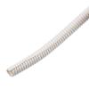 MECCANIXITY Split Wire Loom Tubing PE Corrugated Pipe Conduit 10ft Length 10x13mm White for Wire Cable view 1