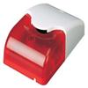 Mini Strobe Siren, Synchronized Piezo Siren and LED, Mounts in Single Gang Box or Surface Mount, view 1
