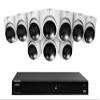 Lorex N4K3SD-1610WD-2 Lorex Fusion 4K 16-Channel 3TB Wired NVR System with 10 E893DD Smart Deterrence Dome Security Cameras view 1