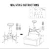 Amer Universal Projector Extension Arms (Mount Points up to 15.7" Max) view 2