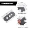 ARTIBETTER 30 Minute Blank Cassette Tapes 2 Pack Transparent Shell Audio Tape for Voice Recording Music Teaching DIY Supplies view 4