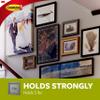 Command Large Universal Frame Hanger, 3-Hangers, 6-Strips, 6-Frame Stabilizer Strips, 4-Pack, Decorate Damage-Free view 4