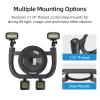 TELESIN Dome Port with Diving Stabilizer Kit for GoPro Hero 12 Hero 11 Hero 10 Hero 9 Black, Underwater Waterproof Housing Dive Case Diving Rig Tray Anti-Fog Insert for Go Pro 12 11 10 9 Accessories view 4