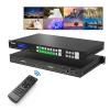 8x8 HDMI Matrix 4K withWeb GUI, Yinker 8 in 8 Out HDMI Matrix Switcher Splitter Support 4K@30Hz, EDID, HDCP, IR, RS232, LAN, Rack Mount Matrix view 1