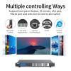 8x8 HDMI Matrix 4K withWeb GUI, Yinker 8 in 8 Out HDMI Matrix Switcher Splitter Support 4K@30Hz, EDID, HDCP, IR, RS232, LAN, Rack Mount Matrix view 4