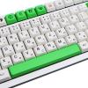 MOLGRIA Avocado and Milk Keycaps, PBT Honey 138 Set for Gaming Keyboard, XDA Dye Sublimation Custom Keycaps Japanese Font for Kailh Cherry MX 104/87/74/68/61 60 Keyboard ANSI Layout view 3