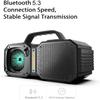 BUGANI Shock Bluetooth Speaker, Portable Bluetooth 5.3, Waterproof, 60W Super Power, Outdoor Speaker, Black(New Model) view 4