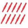 10PCS 4mm Female to Female Banana Plug Coupler Brass Plated Banana Jack Connectors for Speaker Wire(red) view 1
