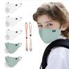 SPRING SEAON Reusable Cloth Face cover, 5Pcs Waterproof with Lanyard Adjustable Straps and Nose Wire Size S-M view 1