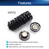 Heyiarbeit 20Pcs DIY Magnetic Speaker 0.25W 8 Ohm 29mm Diameter Round Shape Replacement Loudspeaker view 4