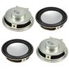 Heyiarbeit 4Pcs DIY Magnetic Speaker 5W 4 Ohm 50mm Diameter Round Shape Replacement Loudspeaker view 1
