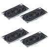 Heyiarbeit 4Pcs 2W 8 Ohm DIY Magnetic Speaker 40 x 20mm (L x W) Rectangle Shape Replacement Loudspeaker view 1