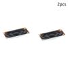 Heyiarbeit 2Pcs 2W 8 Ohm DIY Magnetic Speaker 40 x 20mm (L x W) Rectangle Shape Replacement Loudspeaker view 3