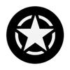 Vintage WW2 - WWII Military Vehicle White Star Broken Circle PopSockets Swappable PopGrip view 3