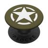 Vintage WW2 - WWII Military Vehicle White Star Broken Circle PopSockets Adhesive PopGrip view 1