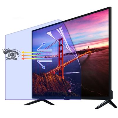 Anti Blue Light Screen Protector for 43/50/55/65/75 Inches TV - Matte Anti-Glare, Anti-Scratch Film, Support Custom Size / 75in 64.76inx36.61in