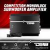 DS18 EXL-P2000X1D Korean 1-Channel Monoblock Subwoofer Car Audio Amplifier Competition Grade Class D MOSFET Amp 2000 Watts Rms - Remote BASS Knob Included view 2