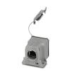 1689268, RJ45 Coupling, CAT5e, RJ45 8p8c to Rectangular Connector, with Protective Cover, Gray, VS-08-KU-IP67 view 1