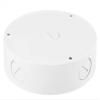HANWHA TECHWIN SBV-136BW Waterproof Back Box with knockouts for Dome Camera, Bracket, White. view 1