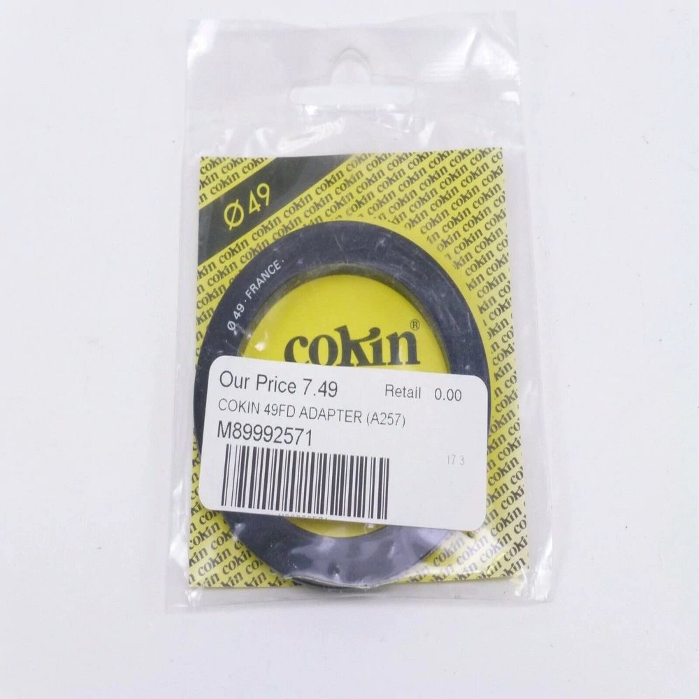 Cokin 49FD (A257) Ring Adapter - New or in Excellent Condition