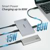 EDiMAX 5-in-1 Thunderbolt 4 Mini Slim Dock, 40Gbps, 3X 15W TB4 Ports, Single 8K@60Hz or Triple 4K Display, TD-405BP view 3