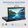 FEELWORLD 17.3 Inch 1RU Pull Out Rack Mount Monitor HDMI Camera Video Monitor Full HD 1920x1080 Broadcast LCD Monitor SC173-HD-56 view 3