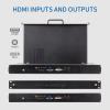 FEELWORLD 17.3 Inch 1RU Pull Out Rack Mount Monitor HDMI Camera Video Monitor Full HD 1920x1080 Broadcast LCD Monitor SC173-HD-56 view 4