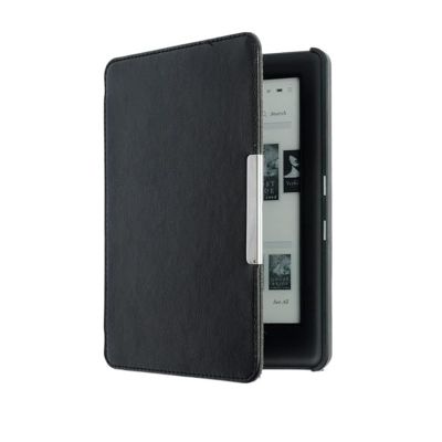 HAPPYA Case for Kobo Glo HD/Kobo Glo/Kobo Touch 2.0 6 inch 2015 Ereader Smart Leather Cover for Ebooks Auto Wake/Sleep (Color : Black)