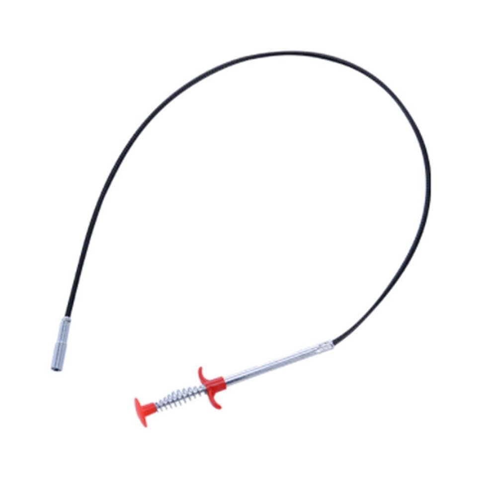FHYTGBS Spring Pipe Dredging Tool -60-250 Cm Drain Dredger Clog Tool for Kitchen Sink Sewer Cleaning Hook Tool (Color : 250cm -98inch)
