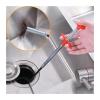 FHYTGBS Spring Pipe Dredging Tool -60-250 Cm Drain Dredger Clog Tool for Kitchen Sink Sewer Cleaning Hook Tool (Color : 60cm -23inch) view 2