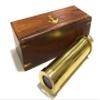Pirate Monocular Gifting Telescope & Adults, Travellers Adventure Enthusiast Collectible Portable Telescope Cruise Ship Travel Hiking Hunting (14 inches, Full Brass) view 1